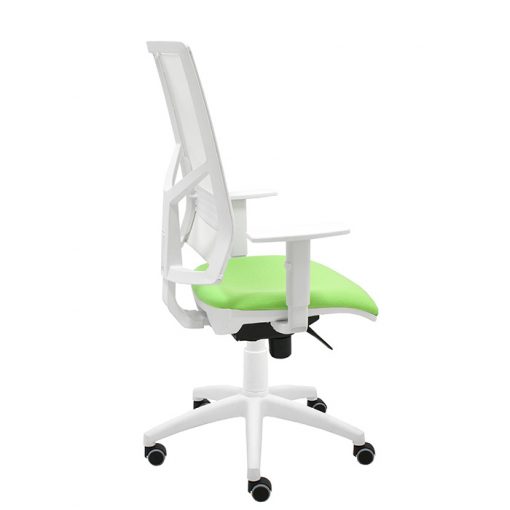 silla-giratoria-ergonomica-blanca-Play-verde