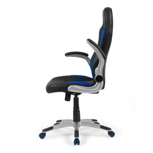 sillas-gamer-barata-mugello-azul-lateral