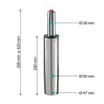 Pistón normal elevador silla