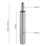 Pistón gas elevador para taburete