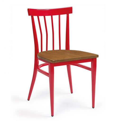 BALTIMORE-silla-acero-pintado-rojo-asiento