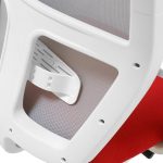 Silla ergonómica blanca Keempat