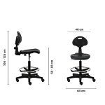 Taburete de trabajo Work