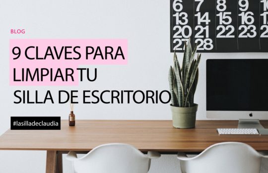 limpiar silla escritorio