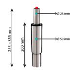 Pistón corto elevador silla
