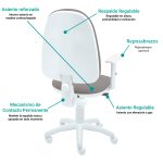 Silla de escritorio Torino Blanco