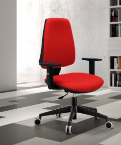 Silla de escritorio roja Extra