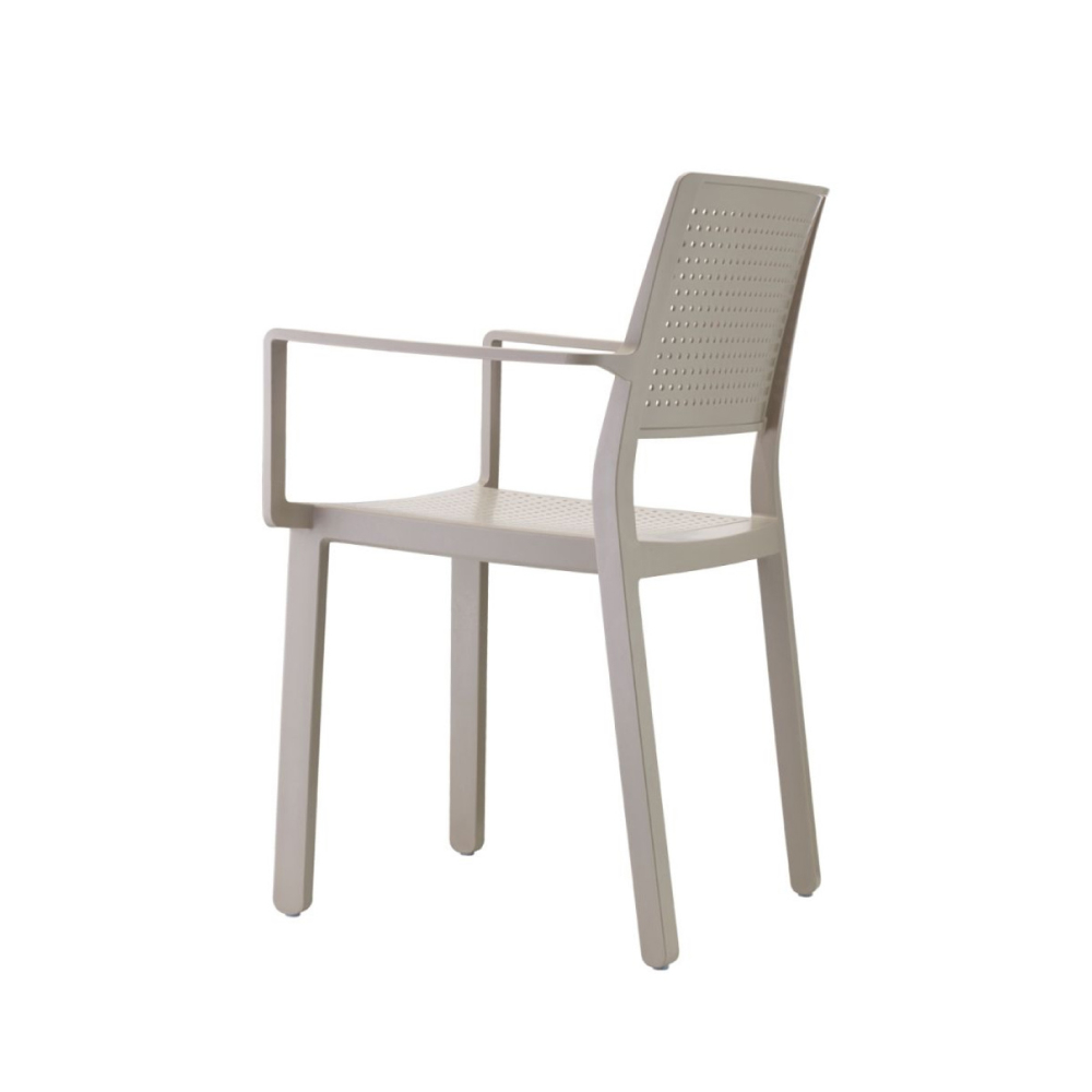 Silla de jardín Emi con reposabrazos