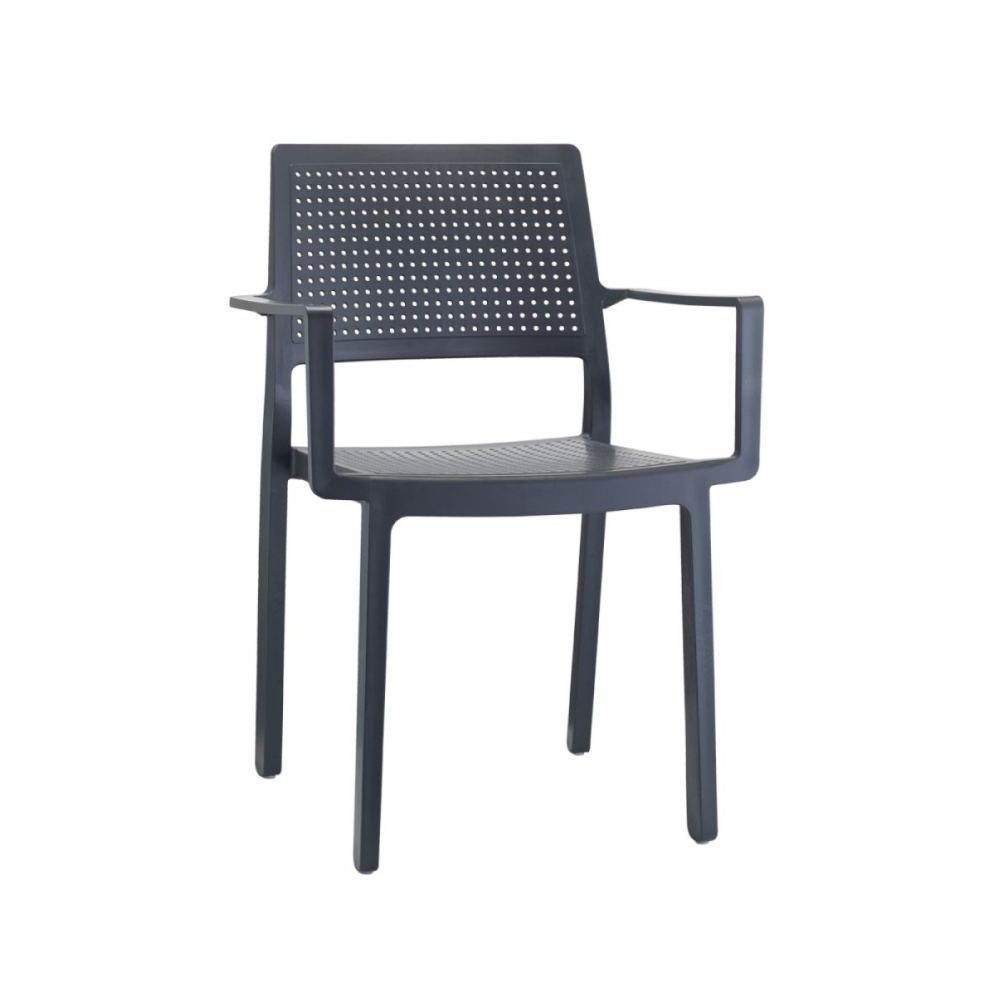 Silla de jardín Emi con reposabrazos