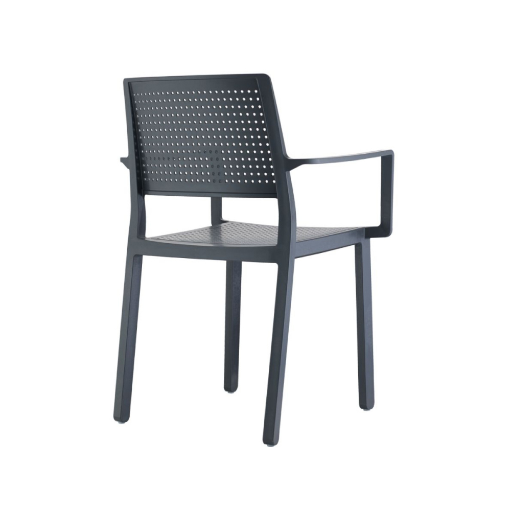 Silla de jardín Emi con reposabrazos