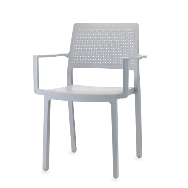 Silla de jardín Emi con reposabrazos