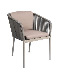 Silla de exterior con cuerdas Cannes