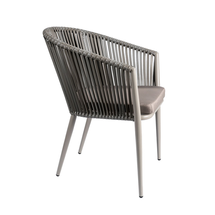 Silla de exterior con cuerdas Pravia