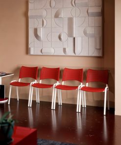 Silla Confidente ISO Smart Rojo