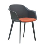 Sillón Be_Com con asiento tapizado