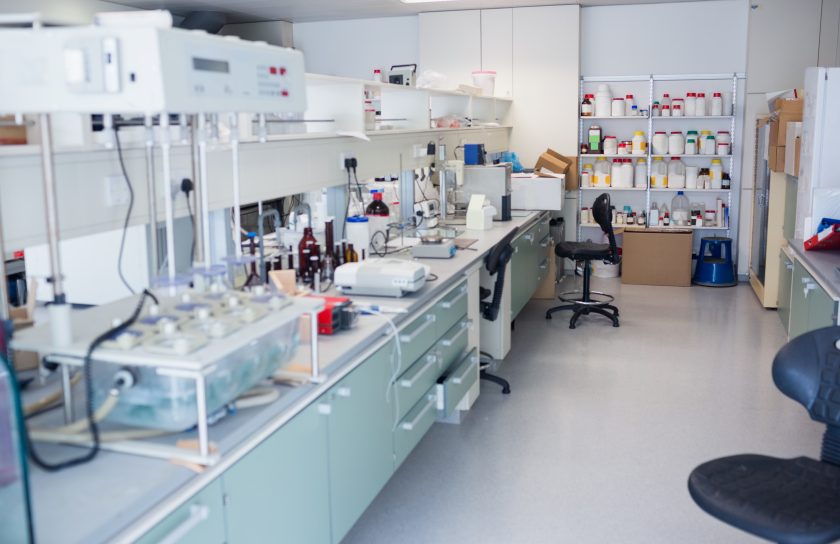 Close up of the laboratory at the hospital