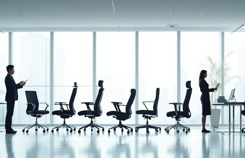 lasilladeclaudia _ A-sleek-modern-office-environment-featuring-a-vari-min