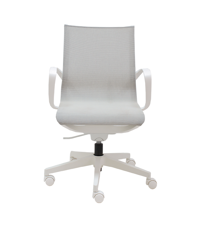 Silla Giratoria Zero Blanca