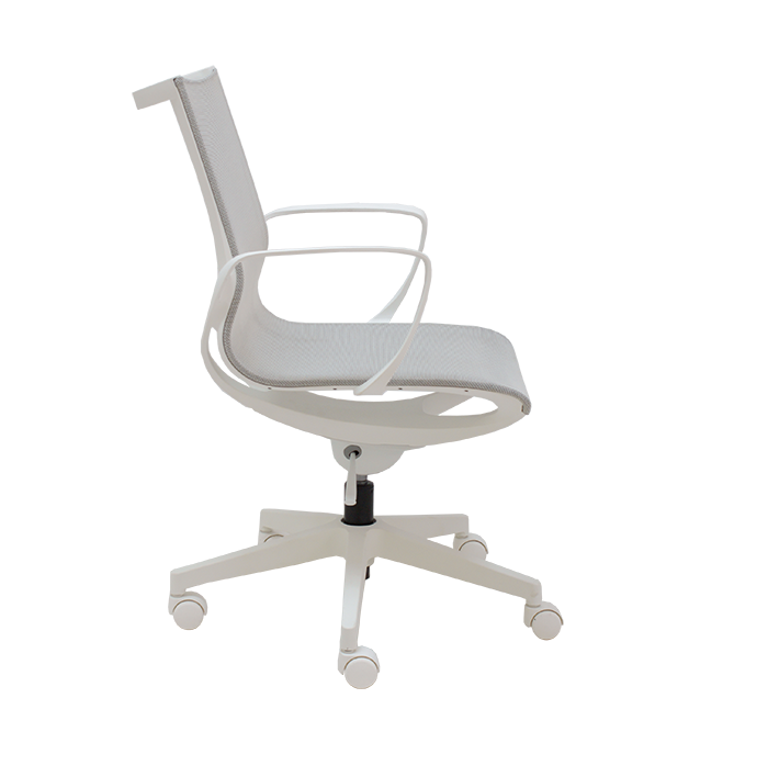 Silla Giratoria Zero Blanca