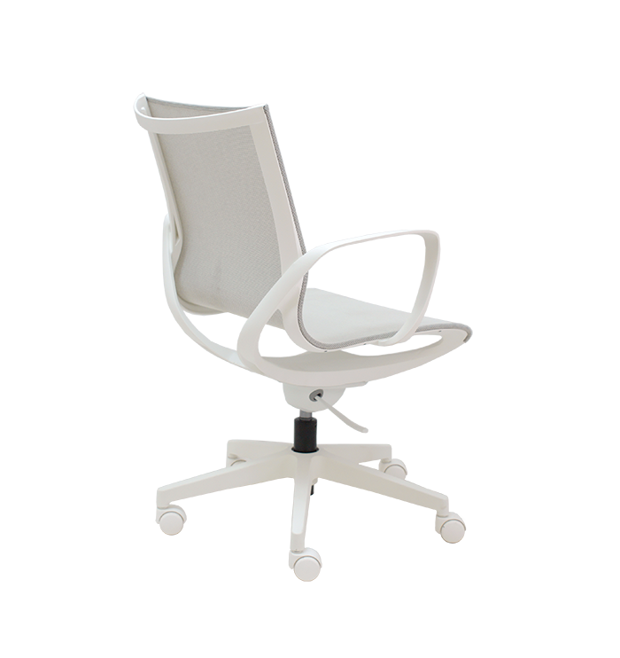 Silla giratoria Zero blanca
