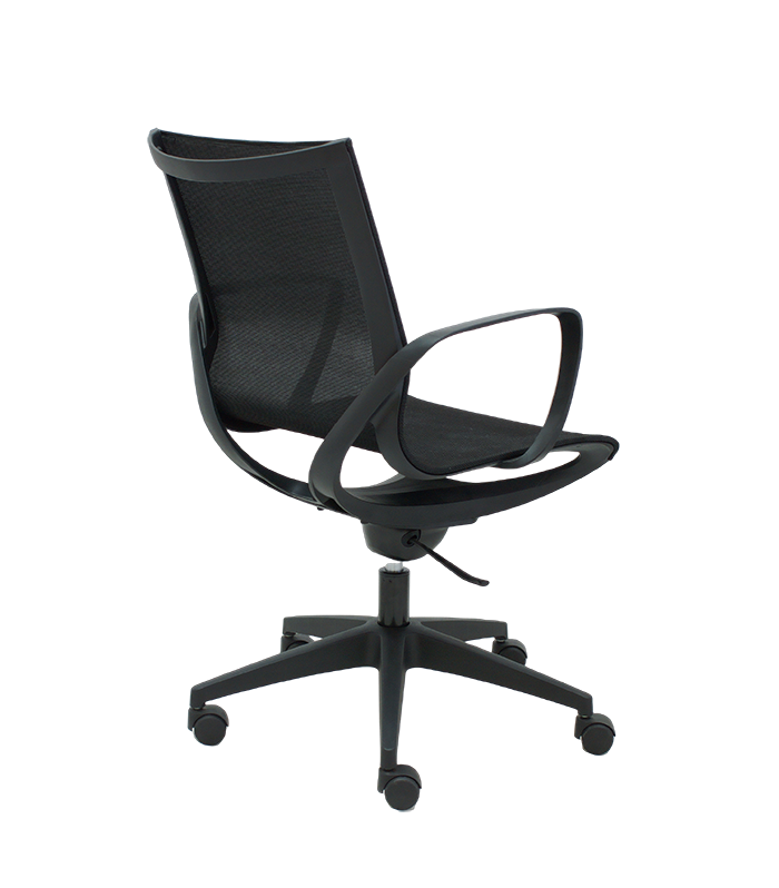 Silla Giratoria Zero Negra