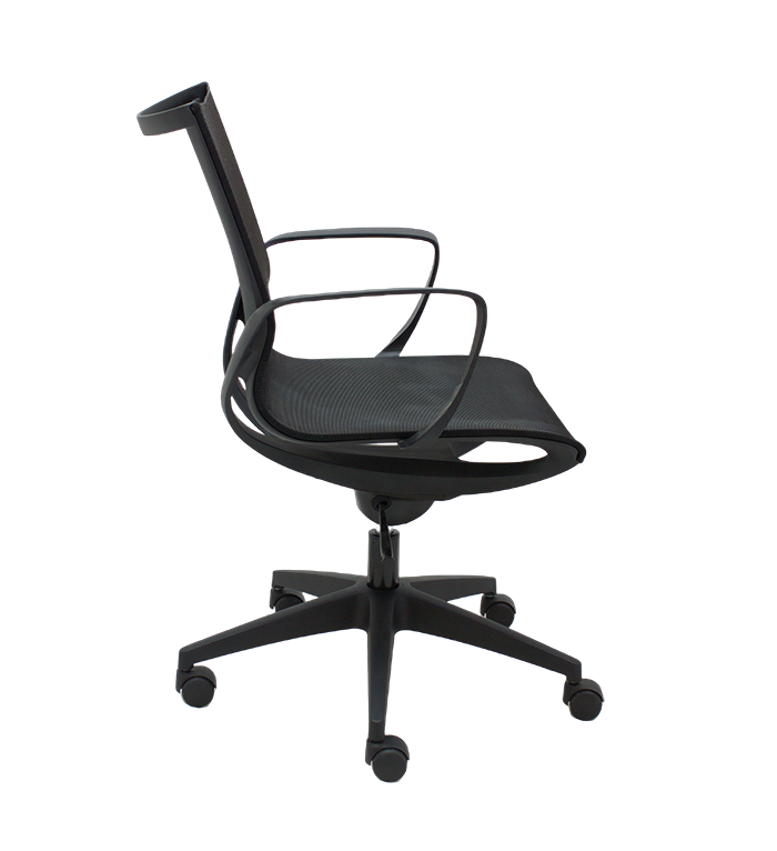 Silla Giratoria Zero Negra